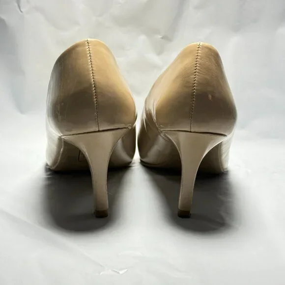 Comfort Plus by Predictions Women’s Nude Color Heels Shoes - Picture 3 of 10